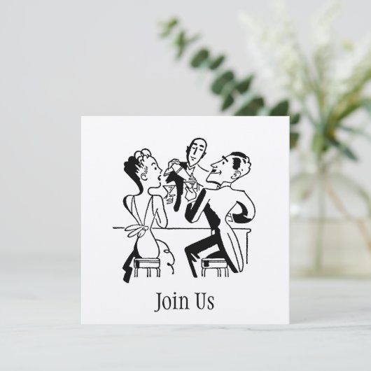 Doe mee met ons uitnodiging (Staand voorkant)