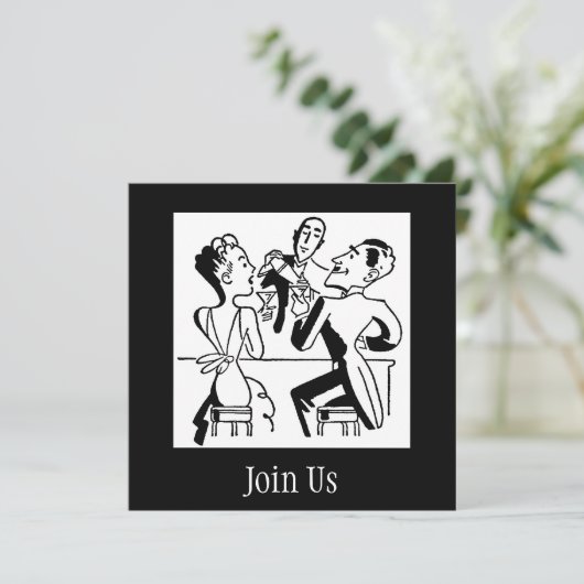 Doe mee met ons uitnodiging (Staand voorkant)