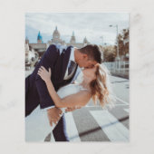 Doe mee met ons voor de uitnodiging voor de trouwf (Achterkant)