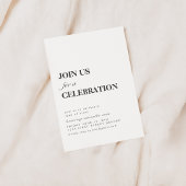 Doe mee met ons voor een feestuitnodiging kaart