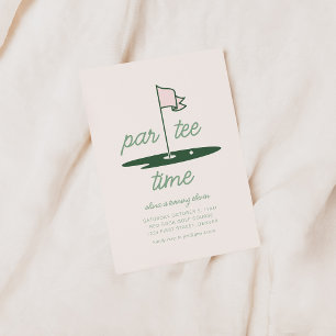 Doe mee met ons voor een Par-T-shirt golfverjaarda Kaart