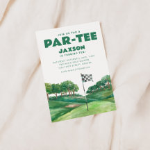 Doe mee met ons voor een Par-T-shirt golfverjaarda