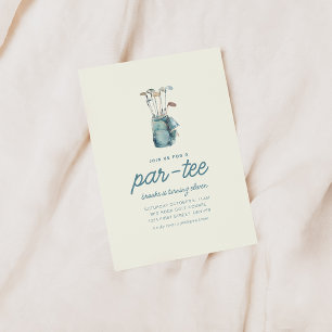 Doe mee met ons voor een Par-T-shirt golfverjaarda Kaart