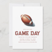 Doe mee met ons voor Game Day Football Party Kaart (Voorkant)