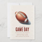 Doe mee met ons voor Game Day Football Party Kaart (Voorkant)