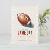 Doe mee met ons voor Game Day Football Party Kaart (Staand voorkant)