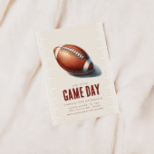 Doe mee met ons voor Game Day Football Party Kaart
