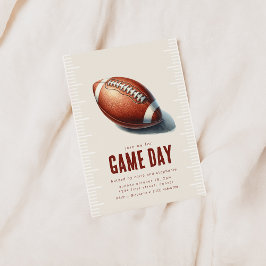 Doe mee met ons voor Game Day Football Party Kaart