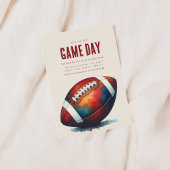 Doe mee met ons voor Game Day Football Party Kaart