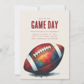 Doe mee met ons voor Game Day Football Party Kaart (Voorkant)