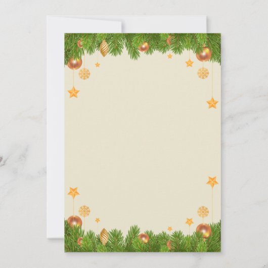 Doe mee met onze uitnodiging voor een feestelijke  (Achterkant)