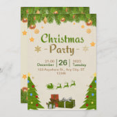 Doe mee met onze uitnodiging voor een feestelijke  (Voorkant / Achterkant)