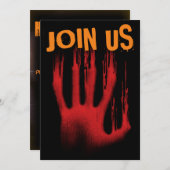 Doe mee met Us Halloween Kaart (Voorkant / Achterkant)