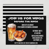 Doe mee met Wings Before the Rings! Jonggezellenfe Kaart (Voorkant / Achterkant)