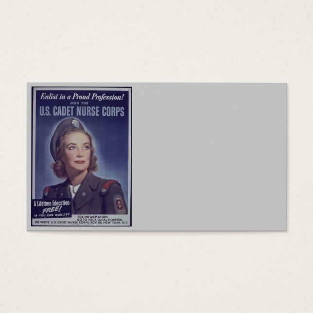 Doe mee met Zurse Cadets Visitekaartjes (Voorkant)