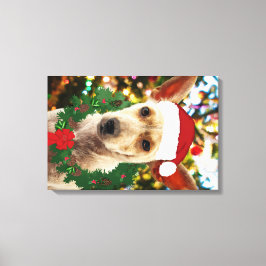 Doe mee naar de Puppy Canvas Afdruk