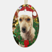 Doe mee naar de Puppy Keramisch Ornament (Links)