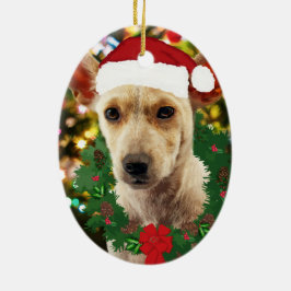 Doe mee naar de Puppy Keramisch Ornament