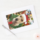 Doe mee naar de Puppy Rechthoekige Sticker (Envelop)