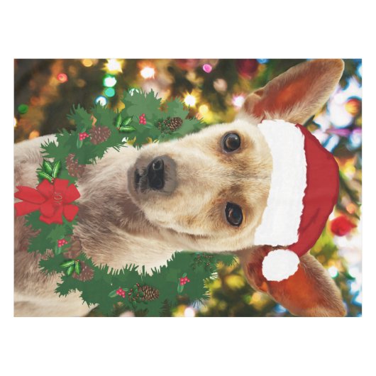 Doe mee naar de Puppy Tafelkleed (Voorkant (Horizontaal))