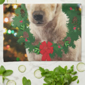 Doe mee naar de Puppy Theedoek (Gevouwen)