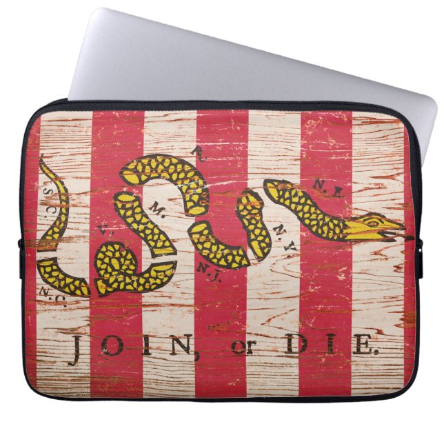Doe mee of die Sons of Liberty Electronics Bag Laptop Sleeve (Voorkant)