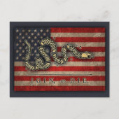 Doe mee, of die - vlag briefkaart (Voorkant)