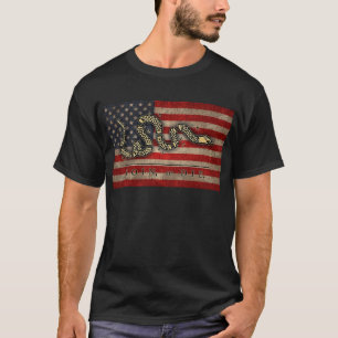 Doe mee, of die - vlag t-shirt