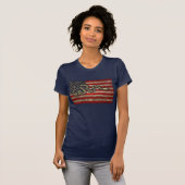 Doe mee, of die - vlag t-shirt (Voorkant volledig)
