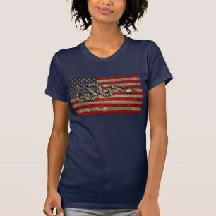 Doe mee, of die - vlag t-shirt
