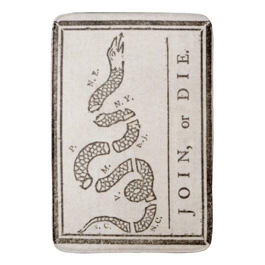 Doe mee of sterf ratelslang: Cartoon Benjamin Fran Badmat (Voorkant Verticaal)