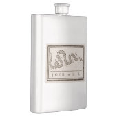 Doe mee of sterf ratelslang: Cartoon Benjamin Fran Flacon (Rechts)