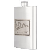 Doe mee of sterf ratelslang: Cartoon Benjamin Fran Flacon (Links)