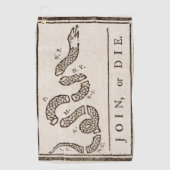 Doe mee of sterf ratelslang: Cartoon Benjamin Fran Golfhanddoek (Voorkant)