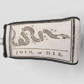 Doe mee of sterf ratelslang: Cartoon Benjamin Fran Golfheadcover (Voorkant)