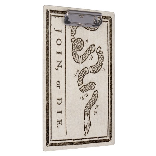 Doe mee of sterf ratelslang: Cartoon Benjamin Fran Klembord (Rechts)