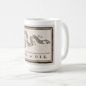 Doe mee of sterf ratelslang: Cartoon Benjamin Fran Koffiemok (Voorkant rechts)