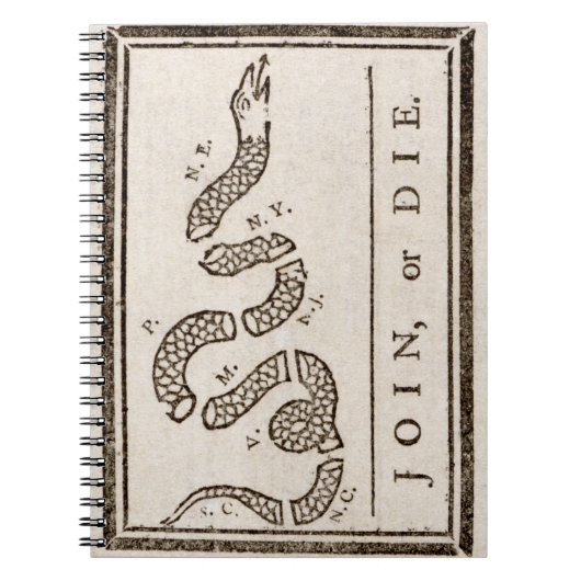 Doe mee of sterf ratelslang: Cartoon Benjamin Fran Notitieboek (Voorkant)