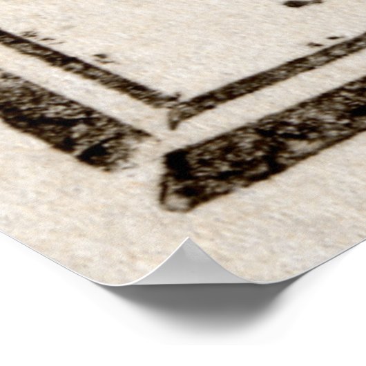 Doe mee of sterf ratelslang: Cartoon Benjamin Fran Poster (Hoek)