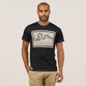 Doe mee of sterf ratelslang: Cartoon Benjamin Fran T-shirt (Voorkant volledig)