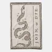 Doe mee of sterf ratelslang: Cartoon Benjamin Fran Theedoek (Verticaal)