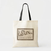 Doe mee of sterf ratelslang: Cartoon Benjamin Fran Tote Bag (Voorkant)