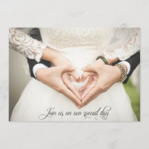 Doe mee op onze speciale dag, trouwuitnodiging