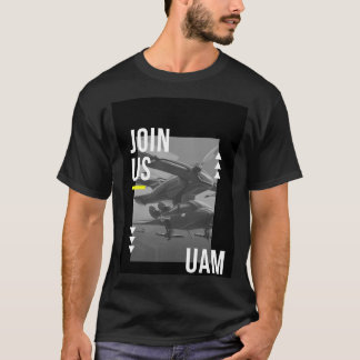 Doe mee UAM voor Air Taxi AAM VTOL EVTOL T-shirt
