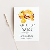 Doe mee voor Brunch Party Invitation Sjabloon Kaart