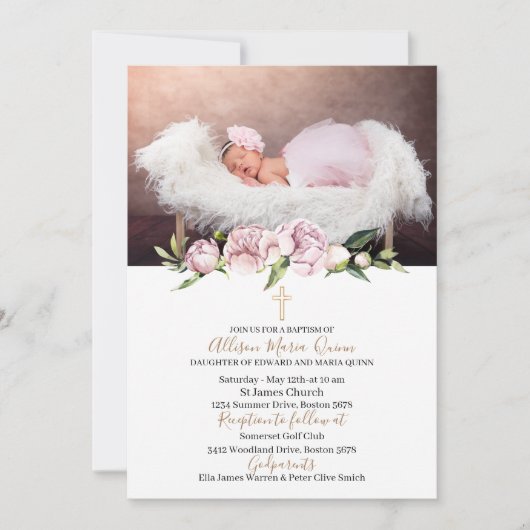 Doe mee voor een baptisme van uitnodiging (Voorkant)