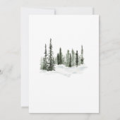 Doe mee voor een doop, het is koud buiten Uitnodig Kaart (Achterkant)