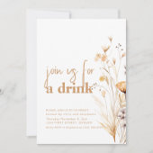 Doe mee voor een Drink Herfst Party Invite Kaart (Voorkant)