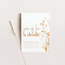 Doe mee voor een Drink Herfst Party Invite Kaart