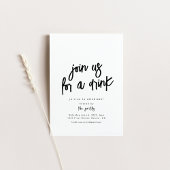 Doe mee voor een Drink Party Invitation Kaart